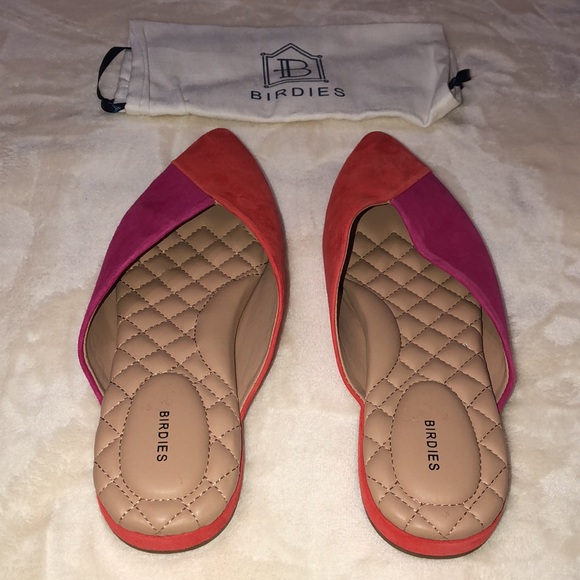 Birdie’s The Swan mules, sangria purple & orange. Women’s size 7.5. GUC! - Picture 2 of 5